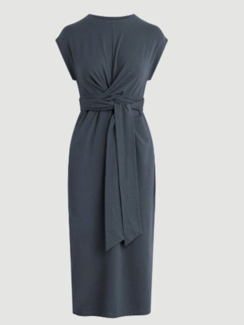 Modern Citizen Gray Dress- tie waist